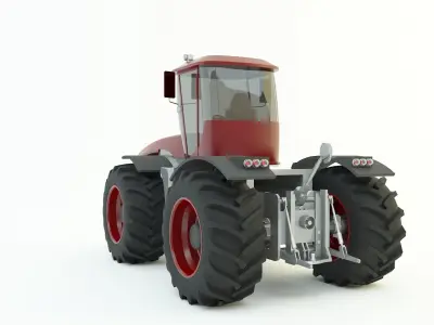agricultural vehicle tractor 3d model 3D model