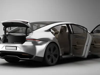 Generic Modern Sedan 3D model