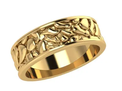 Engraving Band Ring 0469 3D print model