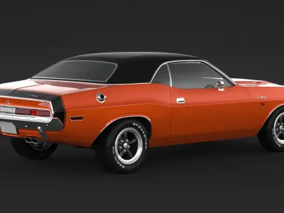 1970 Dodge Challenger RT 3D model