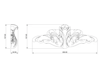 Cover Plate CP-009 3D print model