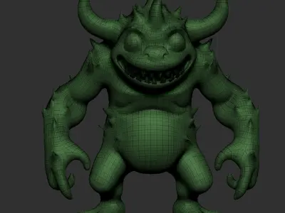Decorative Monster figurine  3D print model