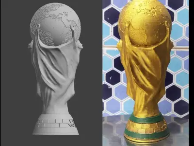 FIFA WORLD CUP 3D Printing 3D print model