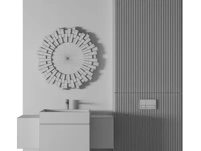 Luxury Bathroom 120 3D model