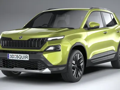 Skoda Kylaq 2025 3D model