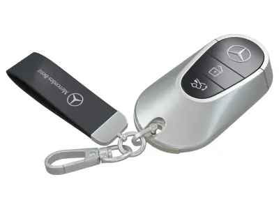 Car key Mercedes Low-poly 3D model
