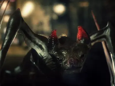 Vampire Bat Creature 3D model