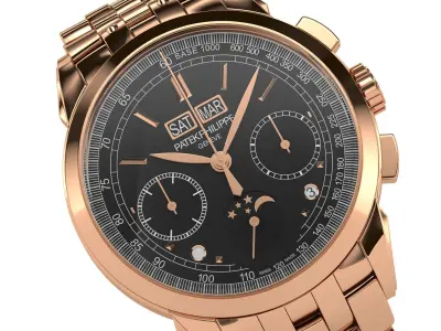 Patek Philippe 52701R Grand Complications Watch 3D model