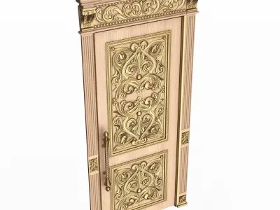 Doors Collection 0303 Low-poly 3D model