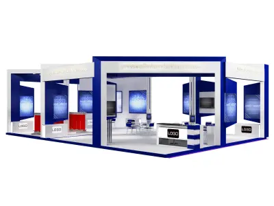 Booth Exhibition Stand a60 3D model