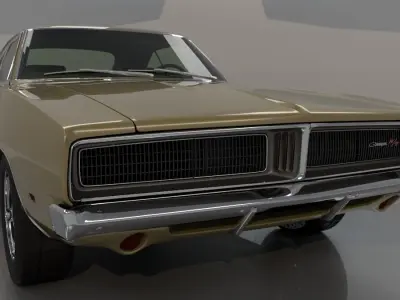 Dodge Charger 1969 3D model