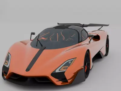 SSC Tuatara Striker 3D model