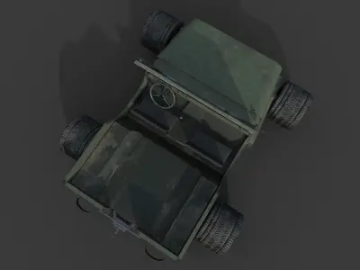 modified jeep 3D model
