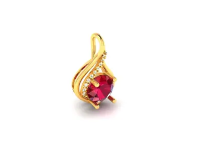 Women Pendants 3dm STL OBJ FBX Render Details 3D print model get