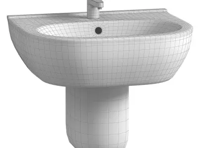 ceramic washbasin 3D model