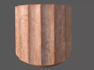 Terracotta Planter  lowpoly model  3D model