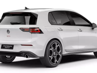 Volkswagen Golf GTI 2024 3D model