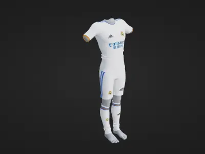 Real Madrid Sportwear Low-poly 3D model