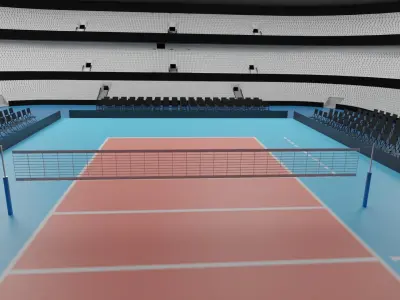 Volleyball Stadium 3D model