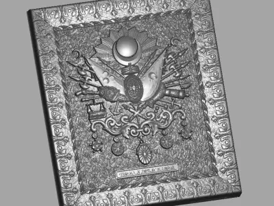 OSMANLI DEVLET ARMASI    ARMS OF THE OTTOMAN EMPIRE 3D model