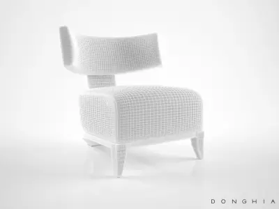 Donghia Egos lounge chair 3D model