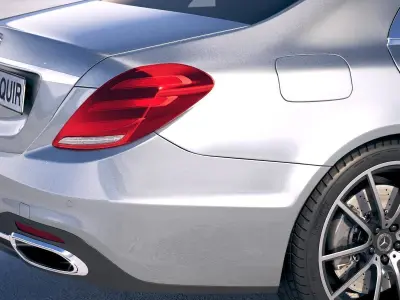 Mercedes S-class 2018 3D model