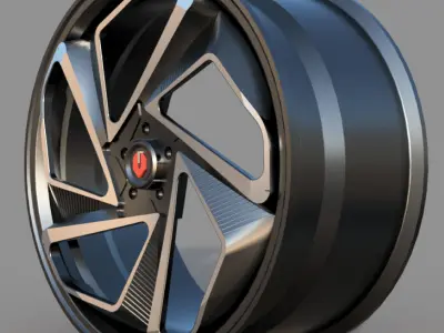 CAR WHEEL 015 3D model