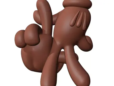 OG Slick LA Hands 3D Printable Toy Model 3D print model