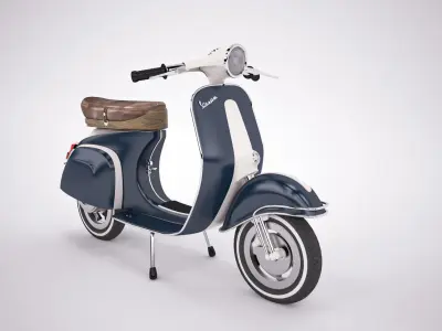 Classic Vespa 002 3D model
