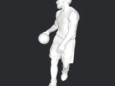 basketball player 3D print model