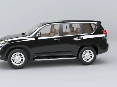 TOYOTA LAND CRUISER Low-poly 3D model