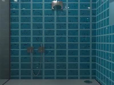 Luxurious bathroom 3D model