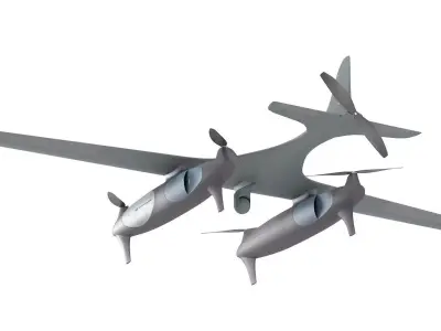Unmanned Heven Drone Raider 3D model