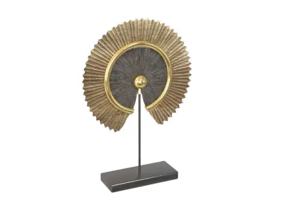 Art Deco Sculpture Low-poly 3D model