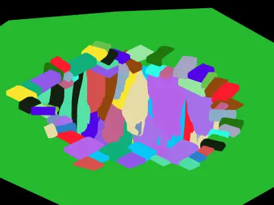 Stone Funeral Place - Tiankeng 01 3D model