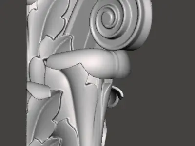 Corbel - 3d model for CNC 3D print model