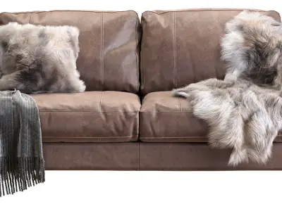 Capri sofa 183 cm 2 3D model