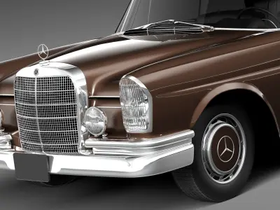 Mercedes-Benz 300SE W112 Coupe 3D model