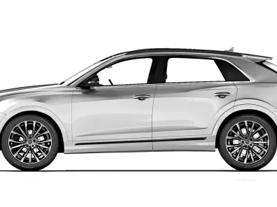 Audi Q8 2024 3D model