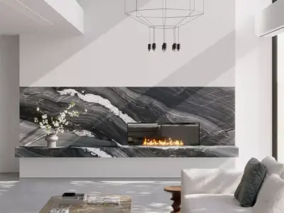 Luxury Black Marble Texture Texture