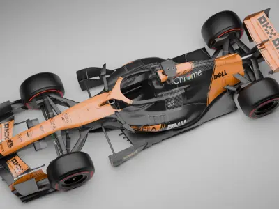 Mclaren 2026 F1 car concept  3D model