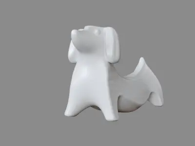 dog decoration figurine  3D model