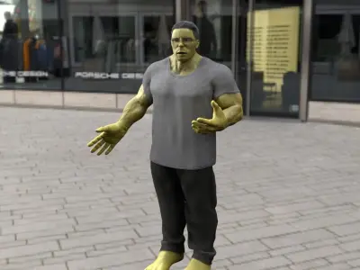SMART HULK 3D model