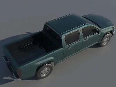 Chevrolet Colorado 2005 Crew Cab 3D print model