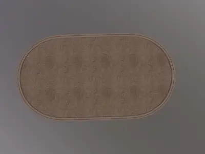 Apartment Rug Low-poly 3D model