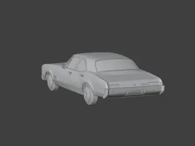 1967 Oldsmobile 88 Delmont 3D print model