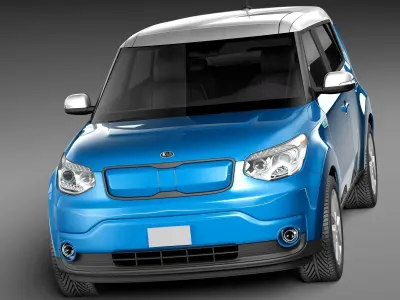 Kia Soul EV 2015 3D model