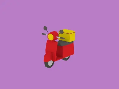 Car models Pack Low-poly 3D model