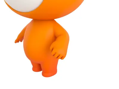 Character256 Rigged Mascot 3D model