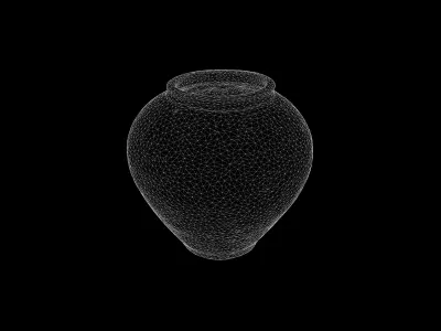 Anydrafts Jar 02 Low-poly 3D model